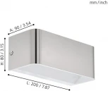 Настенный светильник Eglo Sania 4 98425