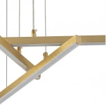 Подвесной светильник 14017/3P Gold Indigo Paralleli V000085L