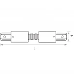 Соединитель гибкий Lightstar Barra 501157 (220V)
