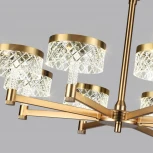 Подвесная люстра Odeon Light Fivre 5032/48L античн.бронза/металл/акрил LED 48W 4000K 3336лм