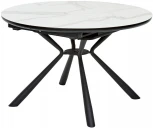 Стол VOLAND BIANCO TL-45 испанская керамика/ BLACK белый мрамор" М-City"