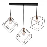 Подвесной светильник Imex MD.0830-3-P BK+FGD