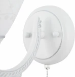 Бра с выключателем Arte Milano AM343837 343837/1W WT+SL (220V)