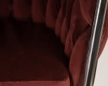 Стул барный DOBRIN MARCEL (винный велюр (MJ9-35))