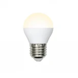 Лампочка светодиодная шар белая E27 7W 3000K Volpe LED-G45-7W/WW/E27/FR/NR