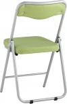 Складной стул Stool Group Джонни экокожа салатовый каркас металлик УТ000035367