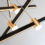 Подвесной светильник Arte Lamp Errai A2195SP-5BK (LED, 220V, на тросе)