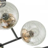 Потолочная люстра на штанге Escada Miracle 1146/10P E27*40W Black/Brass