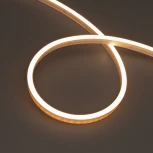 Светодиодная лента герметичная WAVE-SIDE-PU-A120-06x12mm 24V Warm3000 (8 W/m, IP68, 3m, wire x1) (Arlight, Вывод прямой) 052589