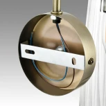 Бра Lumion Doliana 6584/1W бронза/прозрачный, металл/стекло E14 1*40W 220V