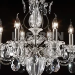 Подвесная люстра Osgona Schon 790064 (220V, хрусталь, подсвечник, свеча)