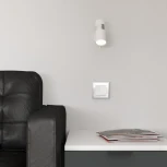 Рамка на 1 пост Baguette (белый/серебро) Werkel W0012850 (a060227)