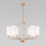 Умная подвесная люстра Eurosvet Purezza 60128/6 золото (220V, на цепи)