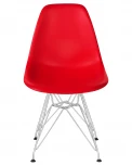 Стул обеденный DSR (ножки хром, цвет красный (R-02))