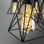 Потолочная люстра Eurosvet Trappola 70107/8 черный (220V)