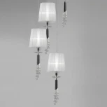 Подвесная люстра ярусная каскадная Mantra Tiffany 3857 (220V, на проводе)