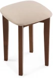 Табурет Woodville Кигон темный орех / сливочный раф 554127