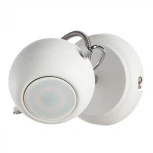 Спот Arte Lamp Spia A9128AP-1WH (220V, шар)