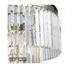 Подвесная люстра каскадная iLamp Triumph 7383/8P NIC (220V, хрусталь, на цепи)