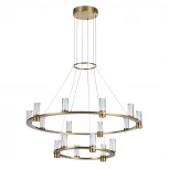 Подвесная люстра Odeon Light Defance 7144/110L античная бронза/акрил/металл IP20 LED 93W 5960Лм 3000K 180° 220V