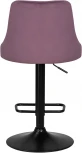 Стул барный DOBRIN JOSEPH BLACK (пудрово-сиреневый велюр (MJ9-52)) 5021_BlackBase-LM BLACK, цвет сиденья пудрово-сиреневый (MJ9-52), основания черный