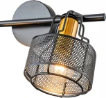 Спот Escada Zoom 1100/2A 2x40Вт E14, металл, чёрный/золото (220V)