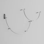 Шинопровод круглый из полукругов 1800мм Flarity черный Maytoni Busbar trunkings Flarity TRX154-2SR-D1800-B