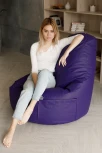 Кресло Dreambag Комфорт Фиолетовое ЭкоКожа (Классический) 3710901