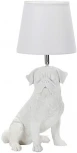 Интерьерная настольная лампа Omnilux Banari OML-16314-01 (220V, выключатель, собака)