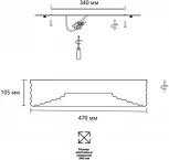 Потолочный светильник круглый Sonex Macaron 7705/40L металл/пластик/белый/красный LED 40Вт 4000K D470 IP20 (220V, круглые)