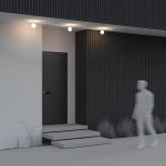 Трековый светильник низковольтный, уличный, светодиодный LED 9W 48V  Maytoni Luna O-TR01-1-S-9WW3K