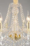 Подвесная люстра Aployt Koletta APL.755.13.06 (220V, хрусталь, на цепи, свеча)