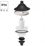 Наземный фонарь светодиодный IP65 Fumagalli Remo R50.365.000.AXH27 (220V)