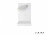 Бра с полкой для чтения iLedex iCharge 1831A WH (220V, выключатель)