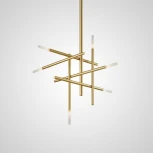 Люстра на штанге Traverse H90 Gold ImperiumLoft Traverse01 (141096-26) (220V)