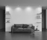 Встраиваемый светильник Gyps Modern GU10 1x35Вт Maytoni Technical DL004-1-01-W