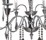 Подвесная люстра Grace 1053/09/12P (220V, хрусталь, подвески, на цепи, подсвечник, свеча)