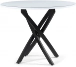 Стол Лауриц черный / белый 504212 Woodville
