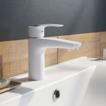 Смеситель IDDIS Ray RAYWT00i01 для раковины, белый