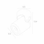 Спот Arte Lamp Libra A3316PL-1WH (220V, круглые)