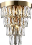Бра Crystal Lux Abigail AP3 GOLD/TRANSPARENT
