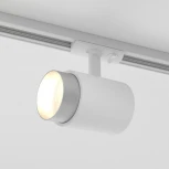 Трековый светильник однофазный белый/серебро 10W 4200K Elektrostandard Cors 85513/01