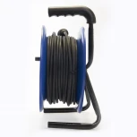 Удлинитель 4-х местный с заземлением 30 метров на металлической катушке Stekker Professional 39296