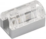 Соединитель прямой ARL-CLEAR-U15-Line (26x15mm) (Металл) 022701