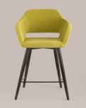 Стул полубарный Stool Group Саймон велюр золотистый УТ000025178