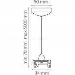 Подвесной комплект Lightstar Barra 504196