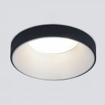 Встраиваемый точечный светильник Elektrostandard 112 MR16 белый/черный (220V, круглые)