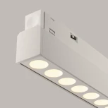 Трековый светильник магнитный Downlight однофазный 48V 24W Maytoni Points TR031-4-24WTW-DD2-W (LED)