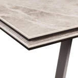 Стол раскладной Grant (160+80), мрамор испанская керамика светлый Top Concept 2000000000596