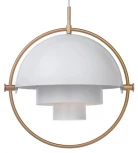 Подвесной светильник (люстра) Louis Weisdorff Multi-Lite Pendant White ImperiumLoft 40,2313 (123432-22) (220V, на проводе, шар, кольцо)